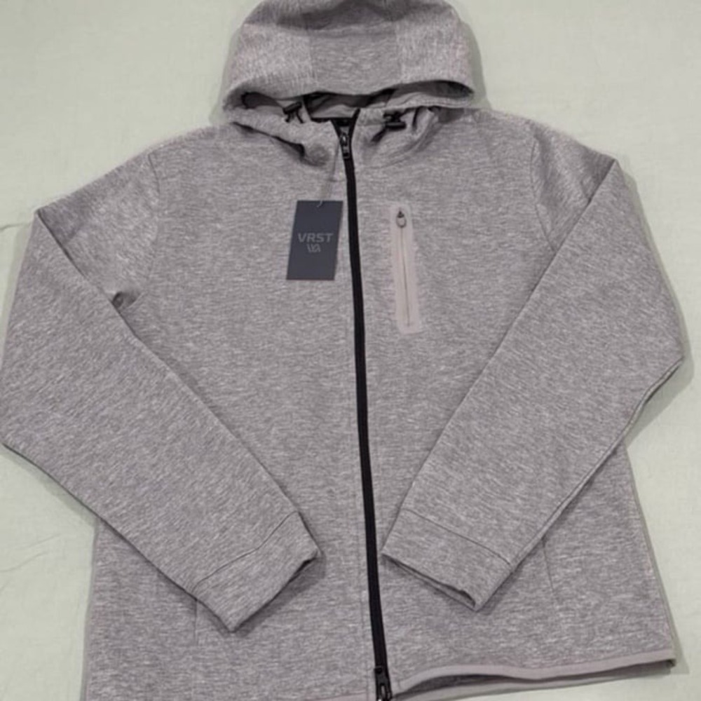 VRST Pinnacle Fleece Full Zip Hooded Jacket Men's Small‎